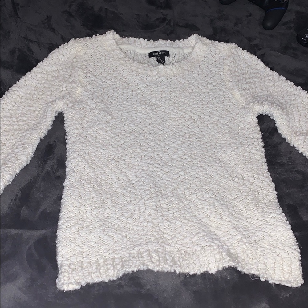 fuzzy sweater
